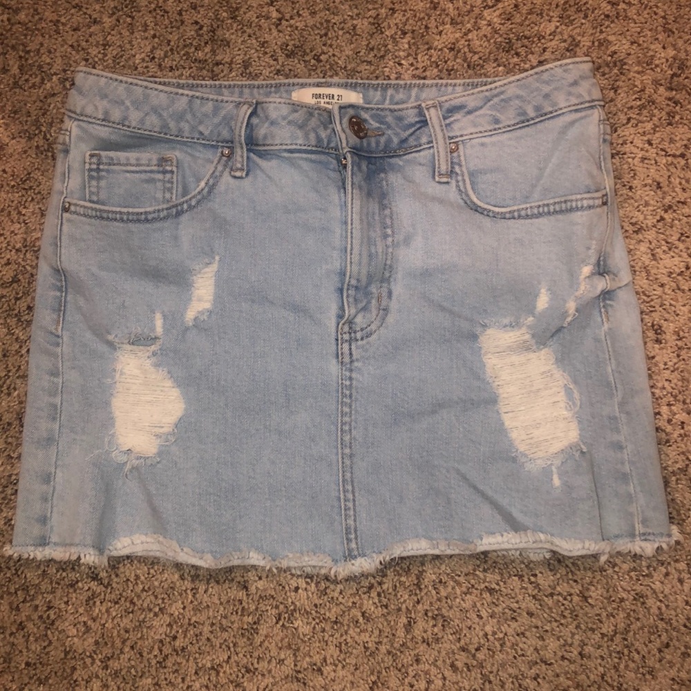 jean skirt